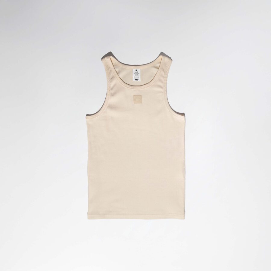 KUST. RIB TOP 02/ BONE WHITE